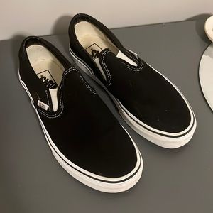 Black slip on vans